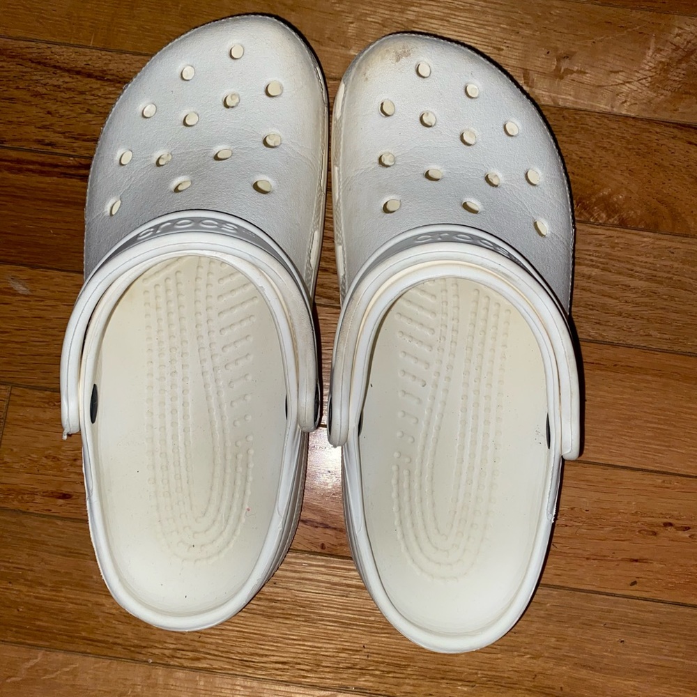 White Crocs